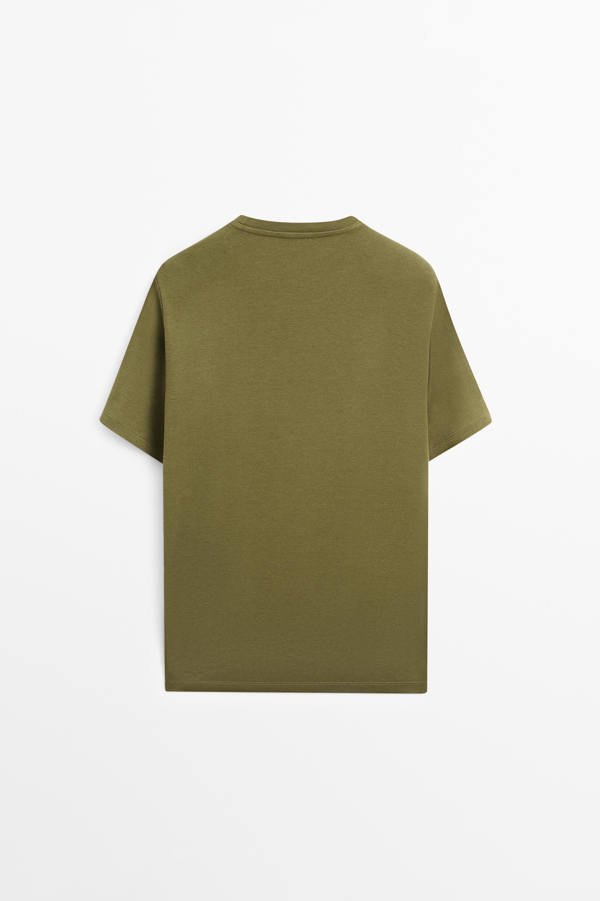 T-shirt à manches courtes en coton mélangé